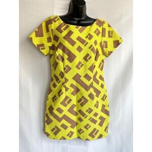 Anthropologie Plenty by Tracy Reese NWT Contrast Sheath Dress Geometric Size 10